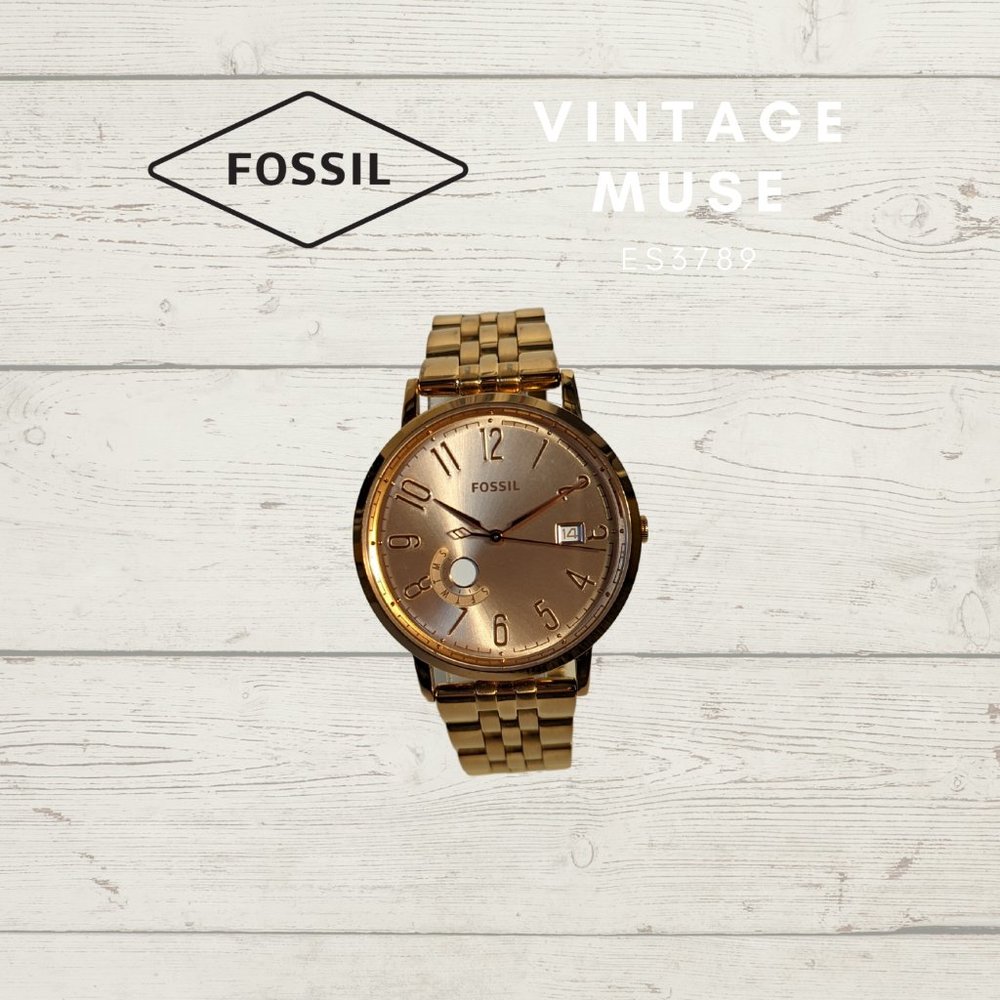 Fossil Vintage Muse ES3789 Rose Gold Watch